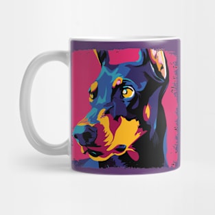 Doberman Pinscher Pop Art - Dog Lover Gifts Mug